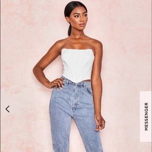 House of CB Cropped corset top
